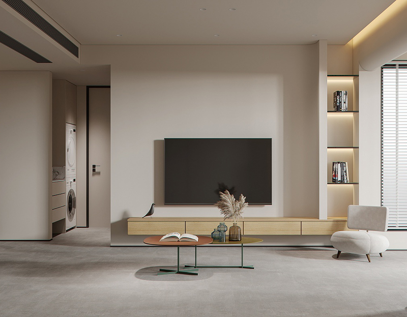 現代簡約55平loft精裝修效果圖