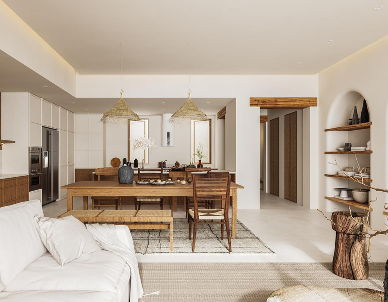 350平原木風(fēng)別墅裝修設(shè)計(jì)效果圖