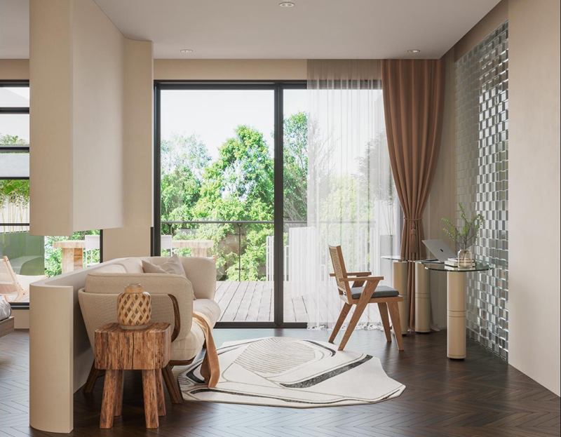 350平原木風(fēng)別墅裝修設(shè)計(jì)效果圖