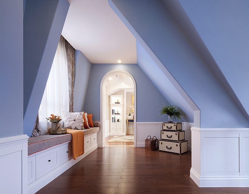 地中海風(fēng)格132平米裝修效果圖