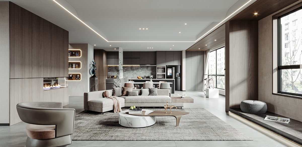 輕奢裝修風格材料質感